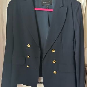 BCBG Navy Blazer w Gold Buttons